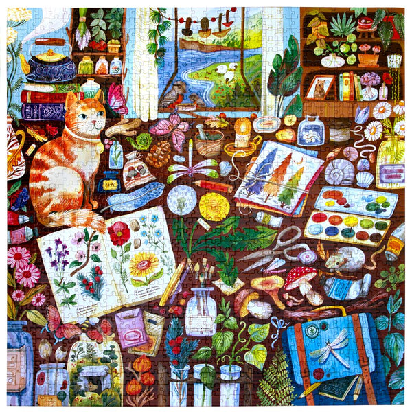 Naturalist's Cat 1000 Piece Puzzle