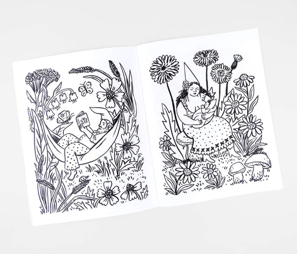 Gnomes Around The Year Coloring Book by Phoebe Wahl