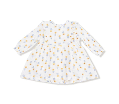 Western Sunflower Bubble Dress