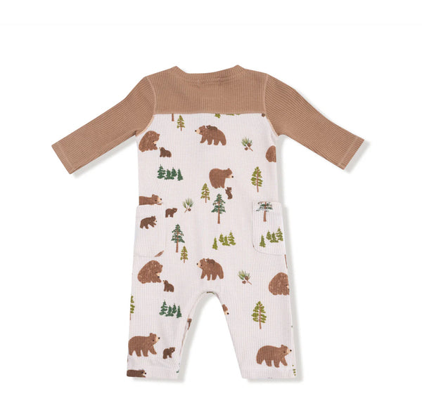 Sweet Brown Bears Romper