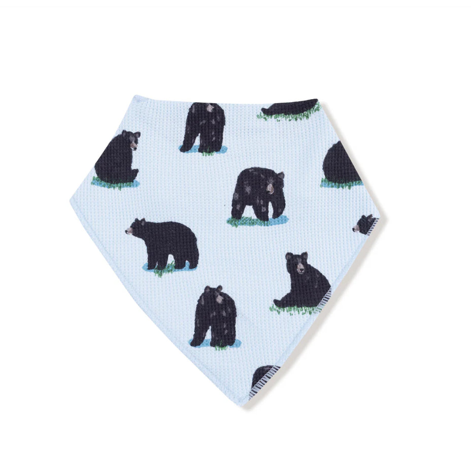Black Bears Bandana Bib