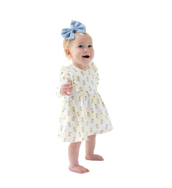 Western Sunflower Bubble Dress