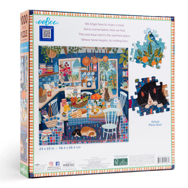 Blue Kitchen 1000 Piece Puzzle