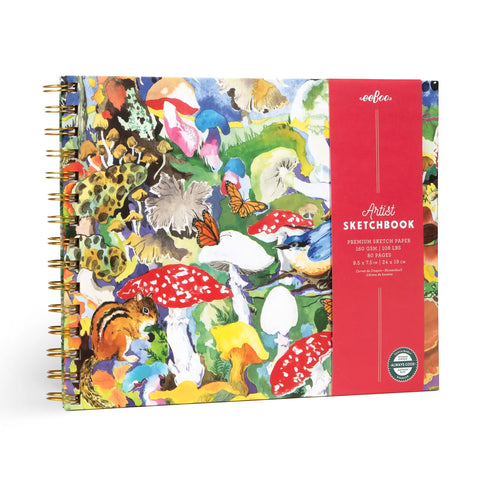 Mushroom Hardcover Artist Sketchbook