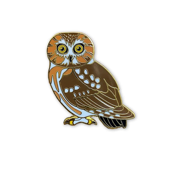 Northern Saw-Whet Owl Pin