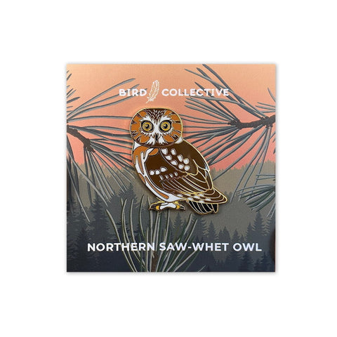Northern Saw-Whet Owl Pin