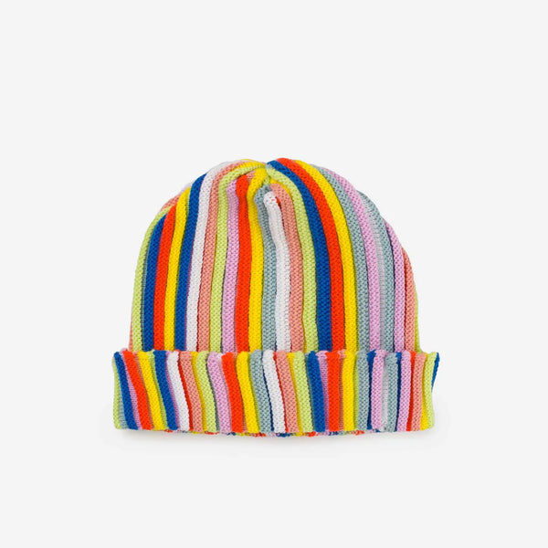 Striped Knit Beanie