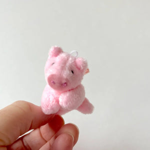 Mini Plush Pink Pig