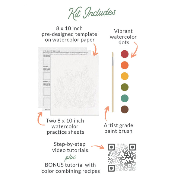 All-in-One Beginner Watercolor Kits