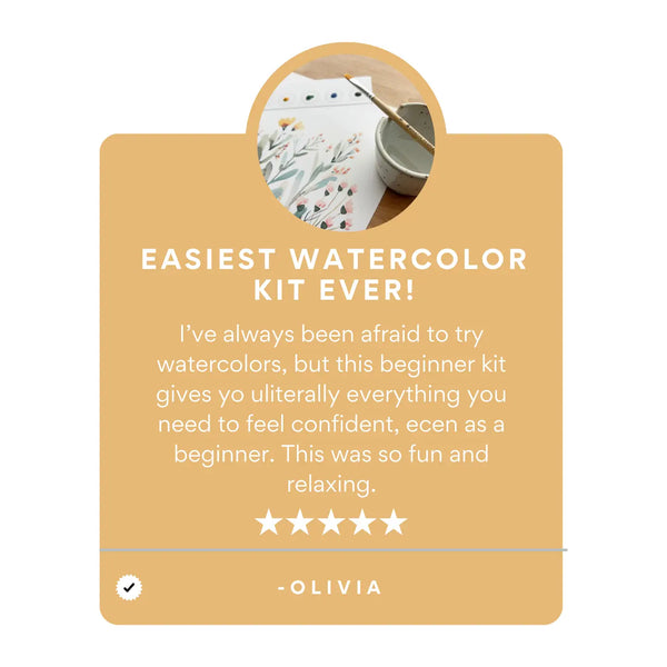 All-in-One Beginner Watercolor Kits