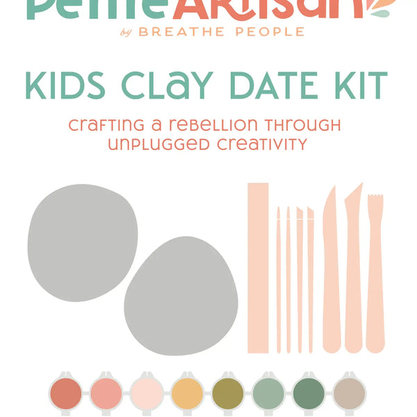 Kids Deluxe Clay Date Activity Kit- Clay Kit For Two