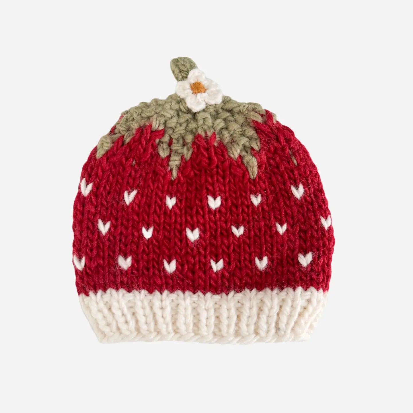 Strawberry Knit Beanie
