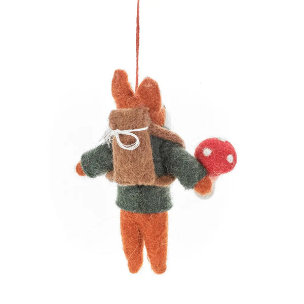 Frankie Foraging Fox Ornament