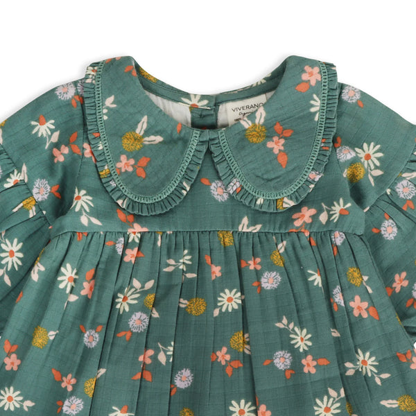 Tahiti Floral Baby Dress & Bloomer Set