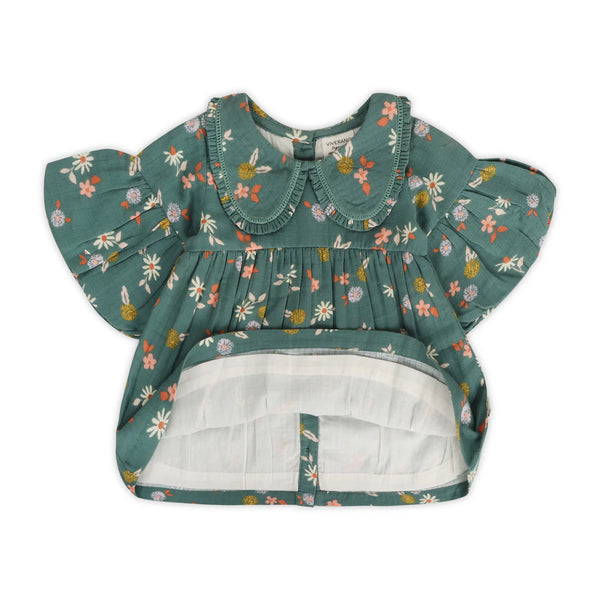 Tahiti Floral Baby Dress & Bloomer Set