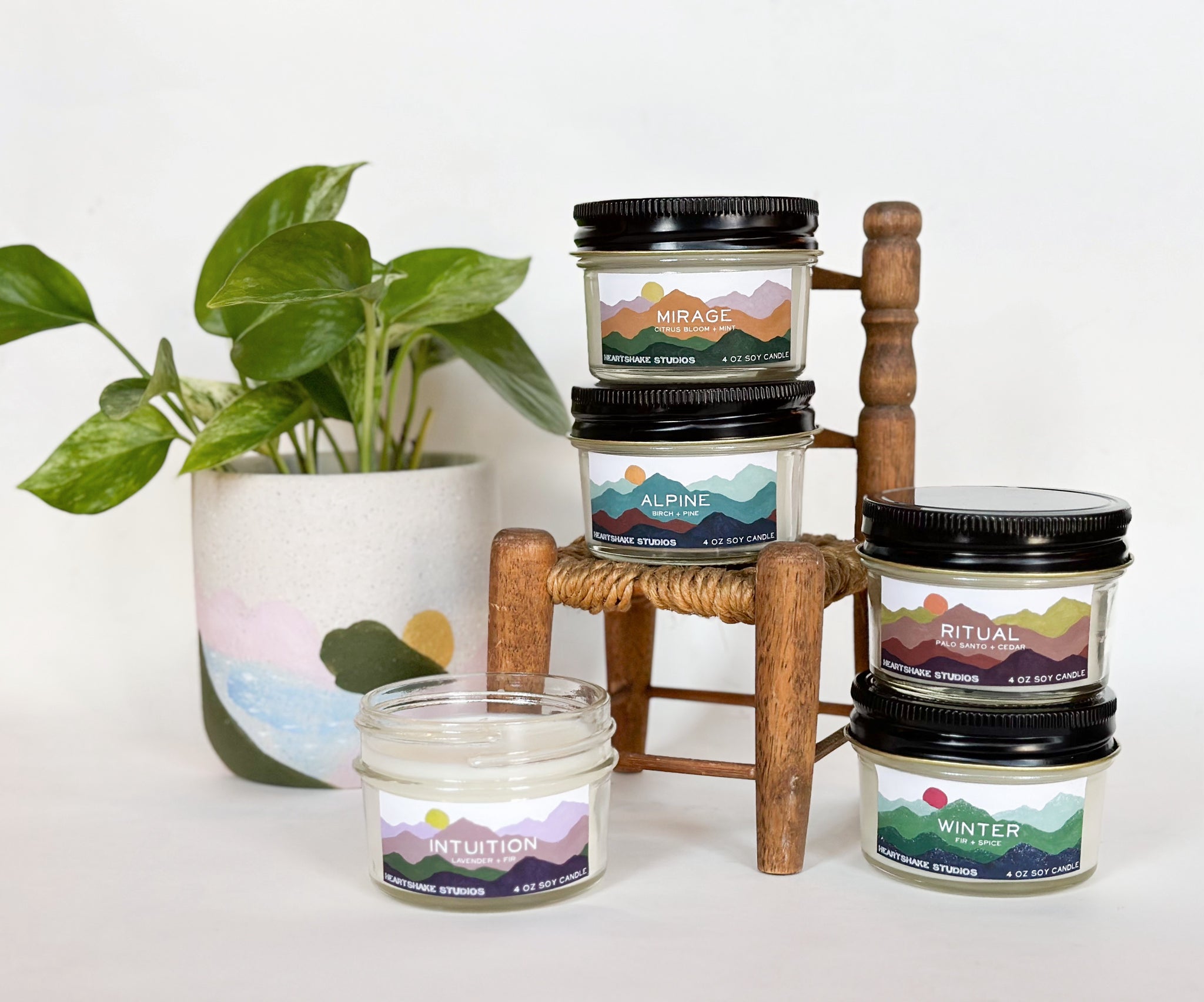 Heartshake Studios Mini Soy Candles