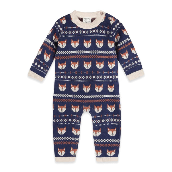 Fox Baby Knit Jumpsuit