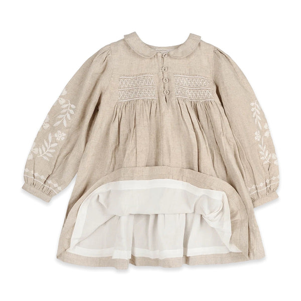 Isabel Floral Embroidered Girl Dress