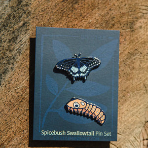 Spice Bush Swallowtail Pin Set