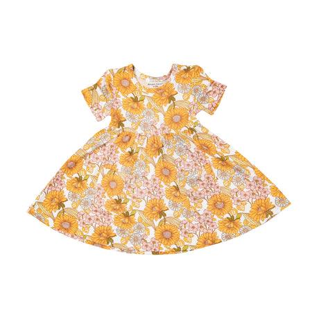 Sunflower Child Twirly Dress