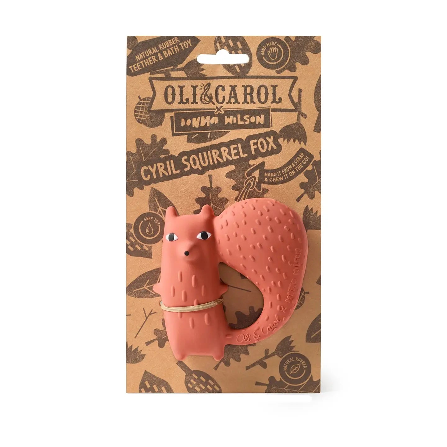 Squirrel Fox Teether and Bath Toy