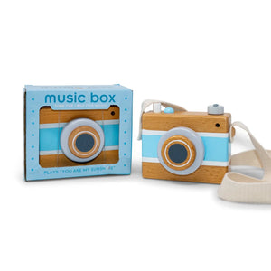 Vintage Camera Music Box