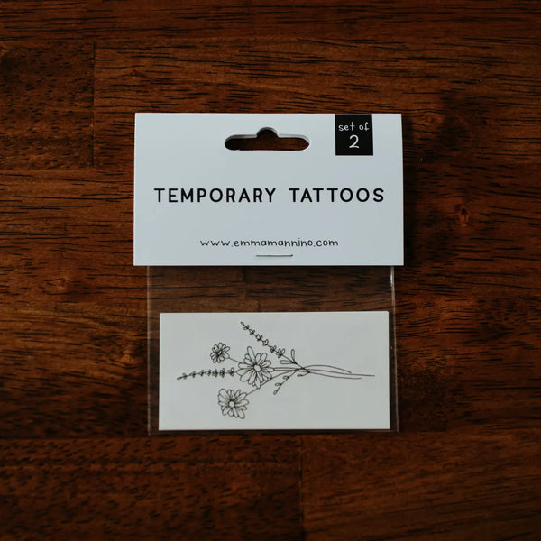 Nature Themed Temporary Tattoos