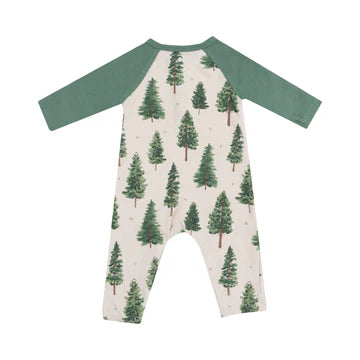 Forest Tress - Raglan Romper