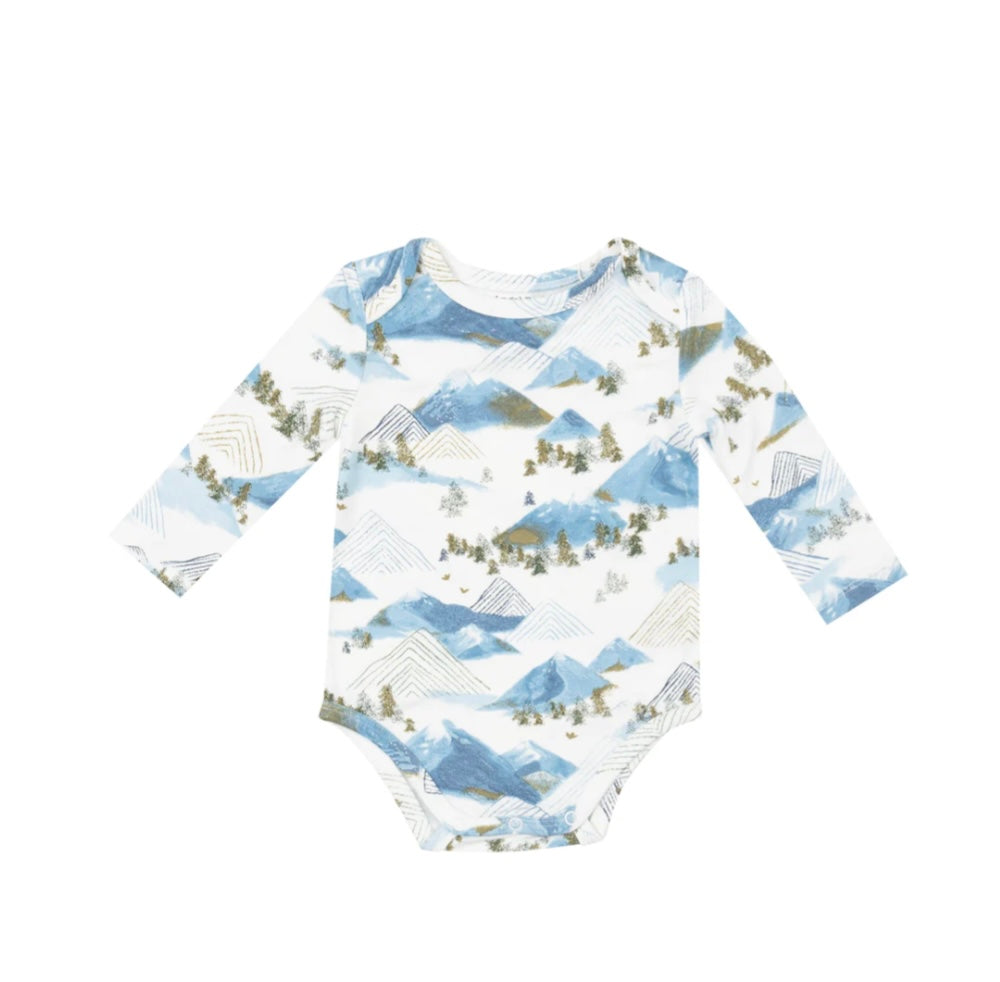 Blue Mountain Long Sleeve Onesie