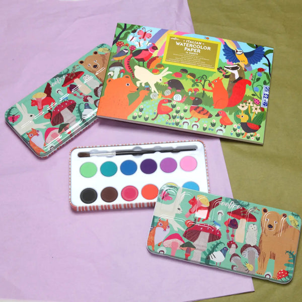 Woodland Rainbow Watercolor Pad