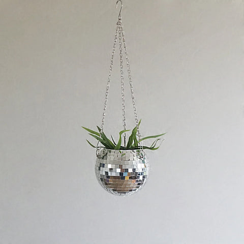 6" Disco Ball Planter