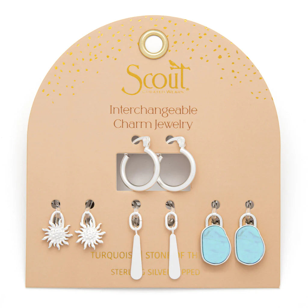 Interchangeable Charm Earrings