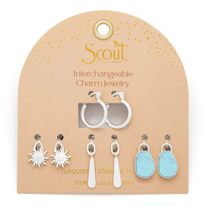 Interchangeable Charm Earrings