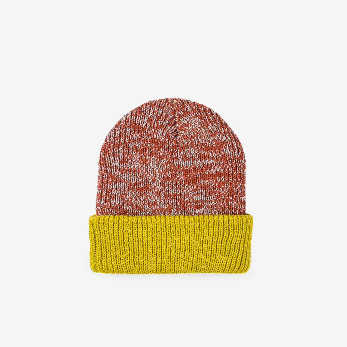 Colorblock Plush Knit Beanie