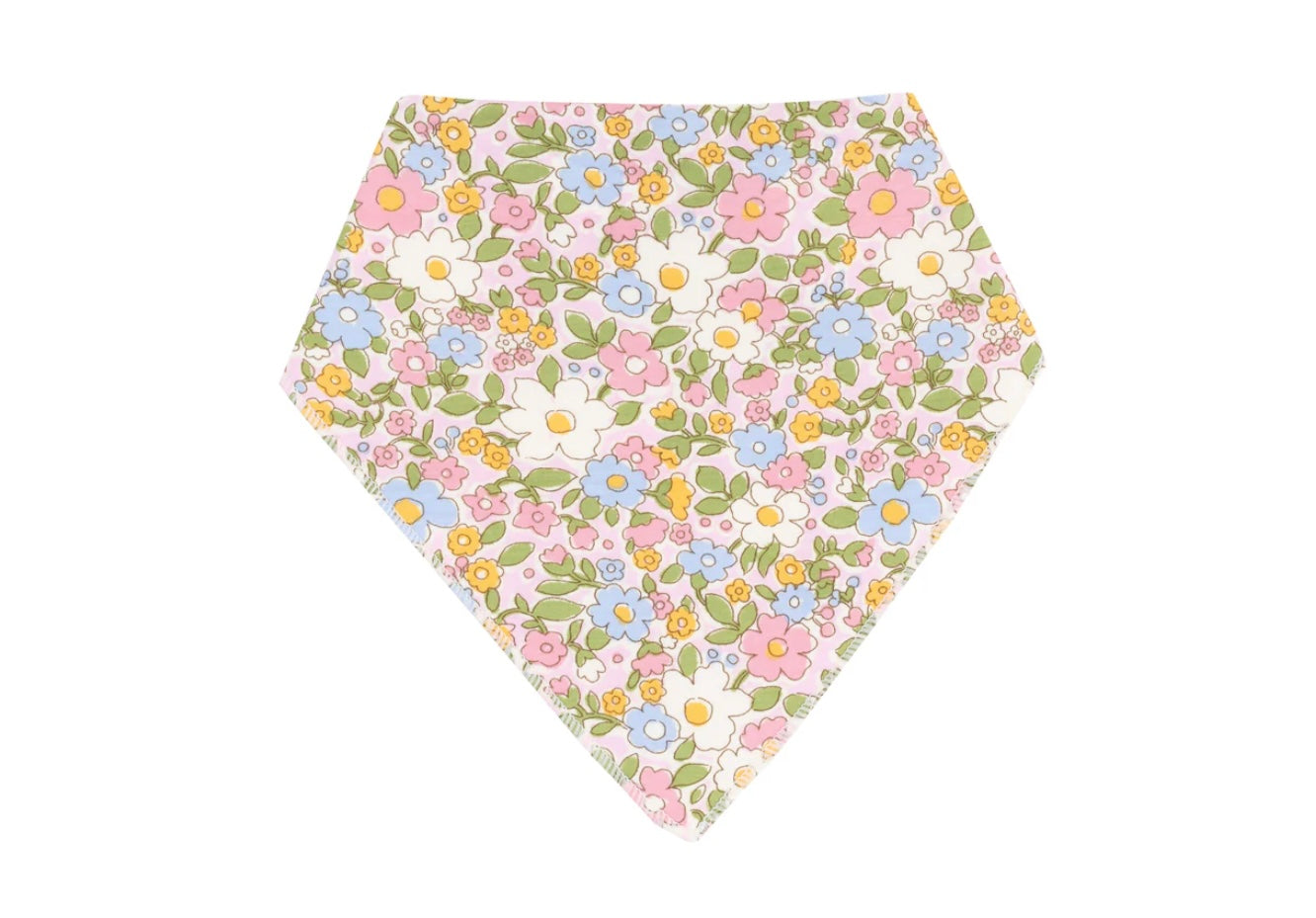 Bubbly Baby Calico Bandana Bib