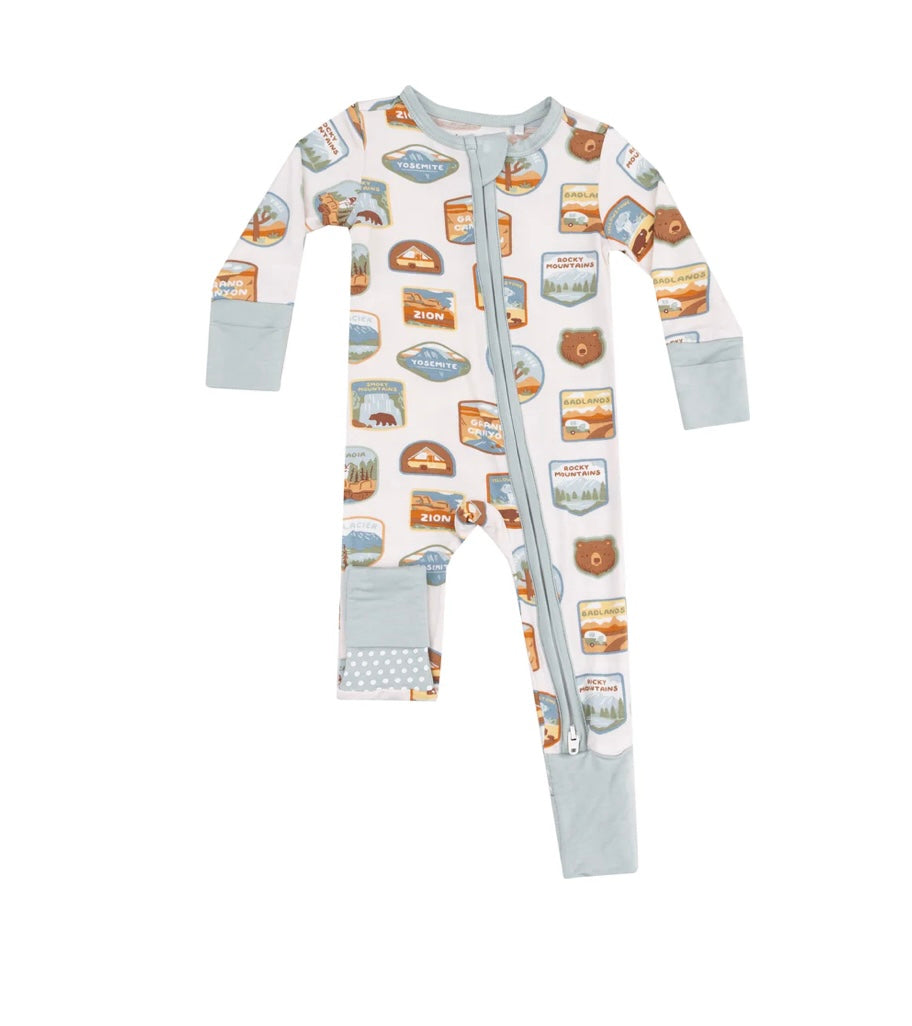 National Park Patches 2 Way Zipper