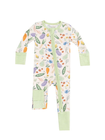Veggie Patch 2 Way Zipper Romper
