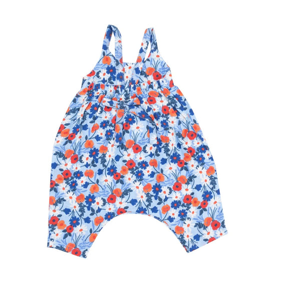 Poppy Days Tie Back Romper