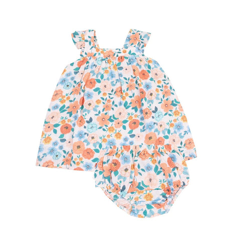 Flower Cart Sundress with Bloomers