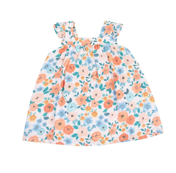 Flower Cart Sundress with Bloomers