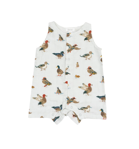 Duck Sleeveless Shortie Romper
