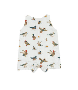 Duck Sleeveless Shortie Romper