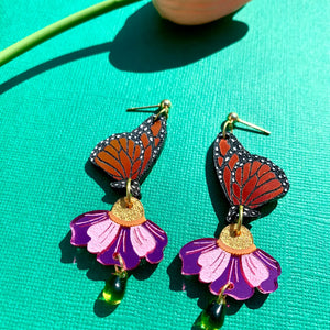 Polly Pollinator Dangle Earrings