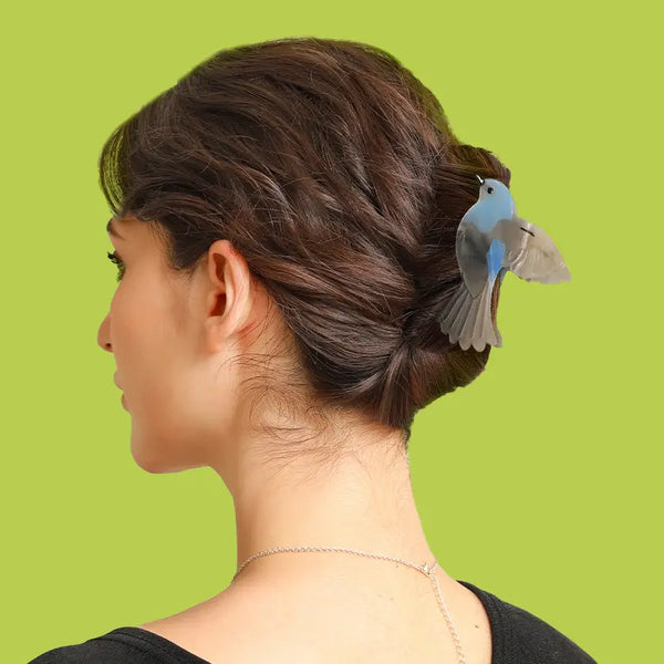 Blue Bird Claw Clip
