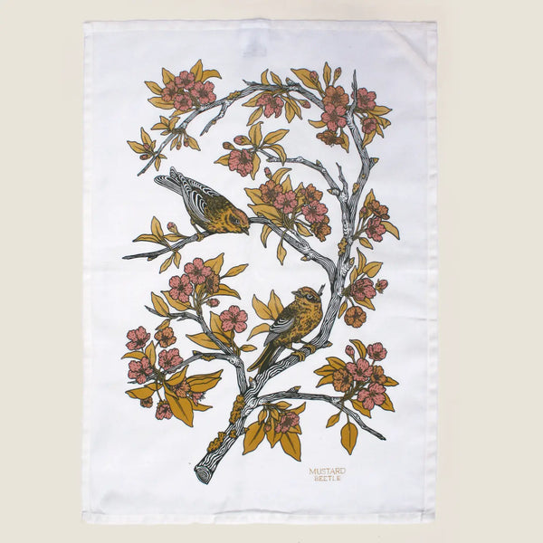 Mustard Beetle Tea towel