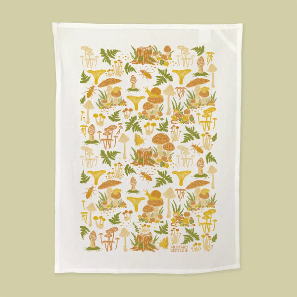 Mustard Beetle Tea towel