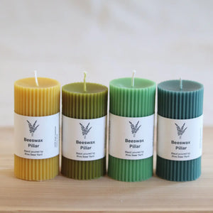 Beeswax Pillar Candle