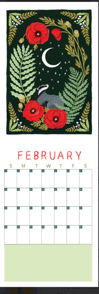 Flora and Fauna 2026 Wall Calendar