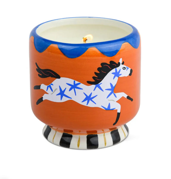Handpainted Ceramic Candles