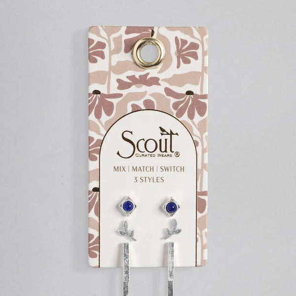 Stud Trio Ear Jacket Set